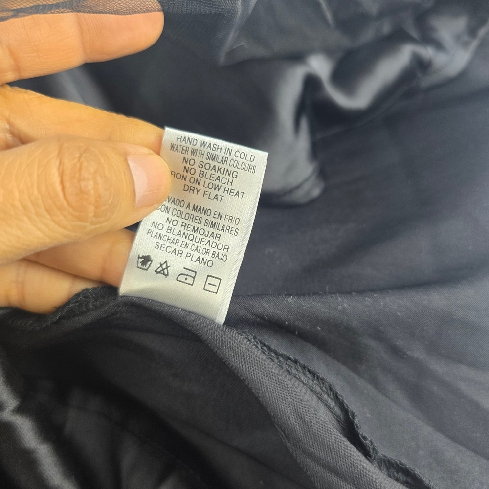 Baltic Born NWOT Darcy Tulle Midi Dress Black Lace Party Cocktail Evening Small - Picture 9 of 12